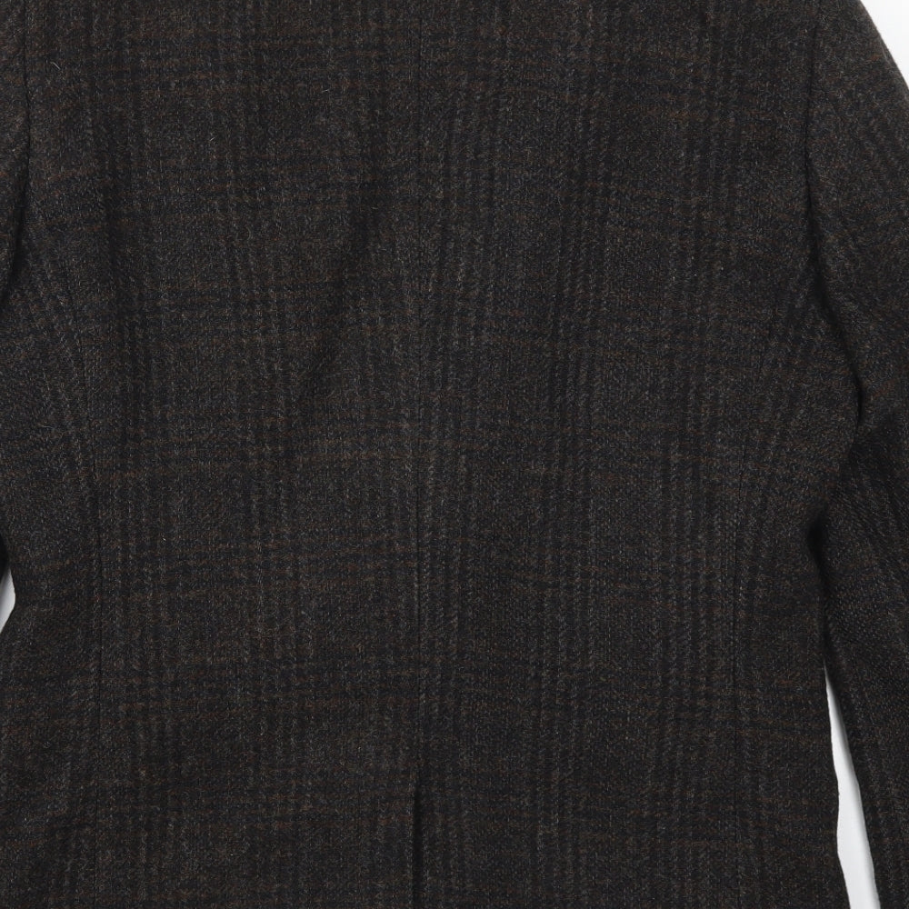 NEXT Mens Brown Check Jacket Suit Jacket Size 40