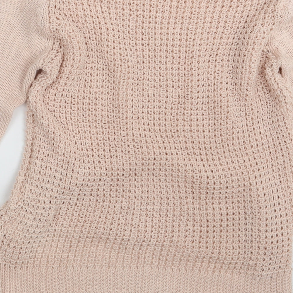 Cubus Womens Pink Knit Pullover Jumper Size S
