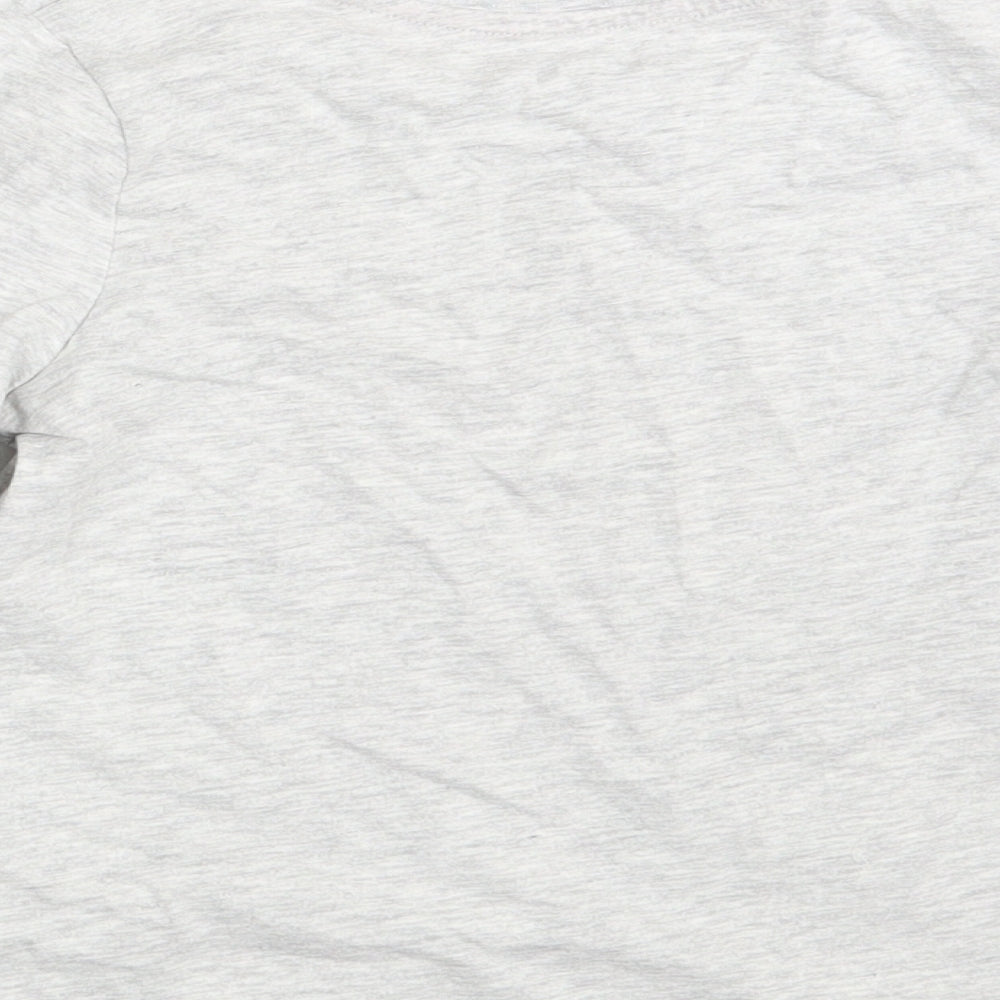Nutmeg Girls Grey Basic T-Shirt Size 6-7 Years