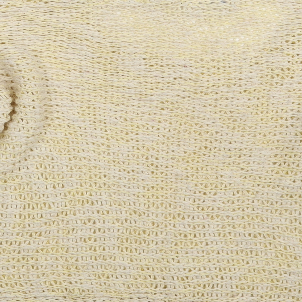 G21 Womens Yellow Pullover Jumper Size 12