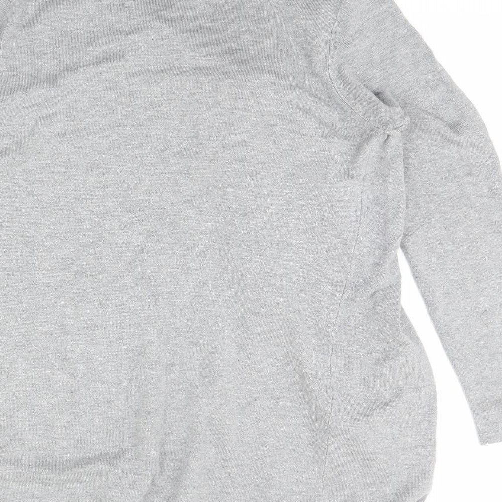 miso essentials Womens Grey Cardigan Jumper Size 8