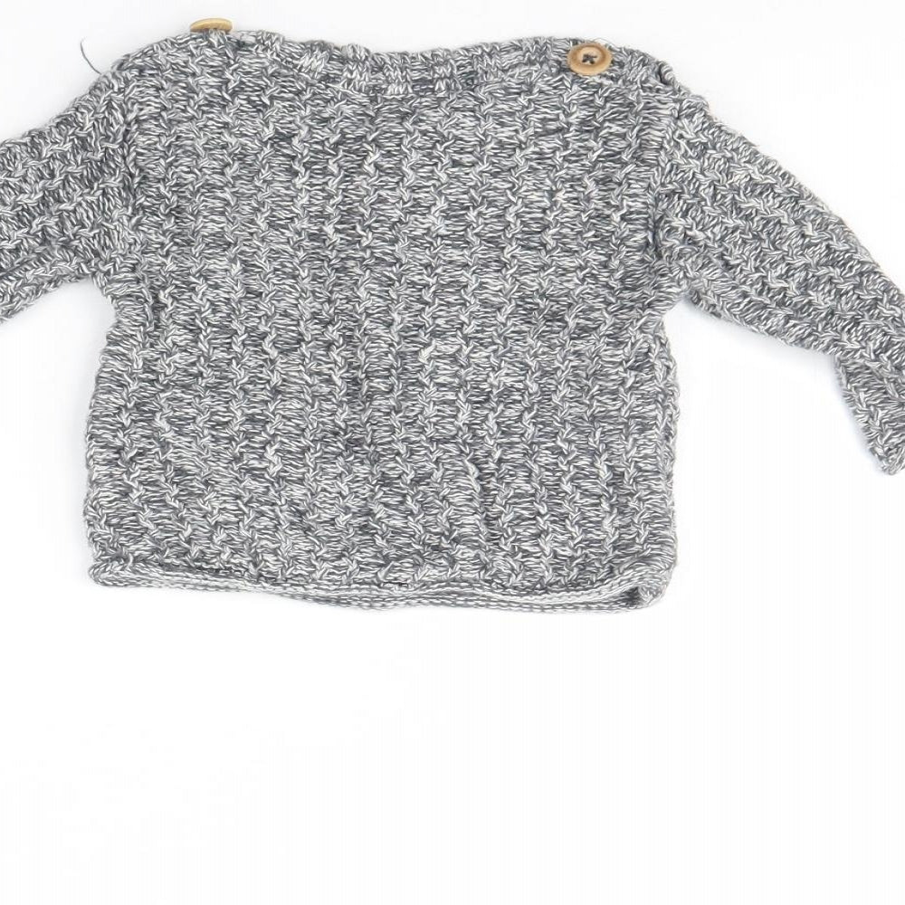 NEXT Baby Black Pullover Jumper Size 3-6 Months