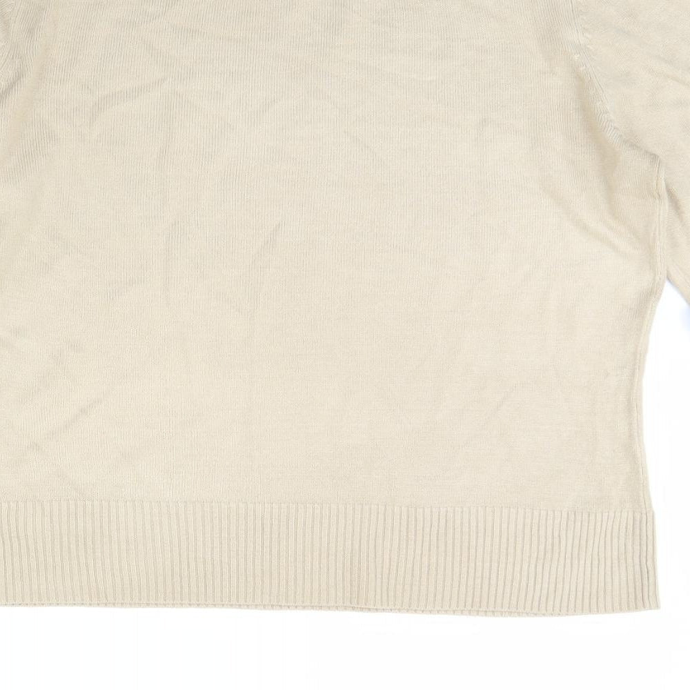 Berketex Womens Beige Pullover Jumper Size 14