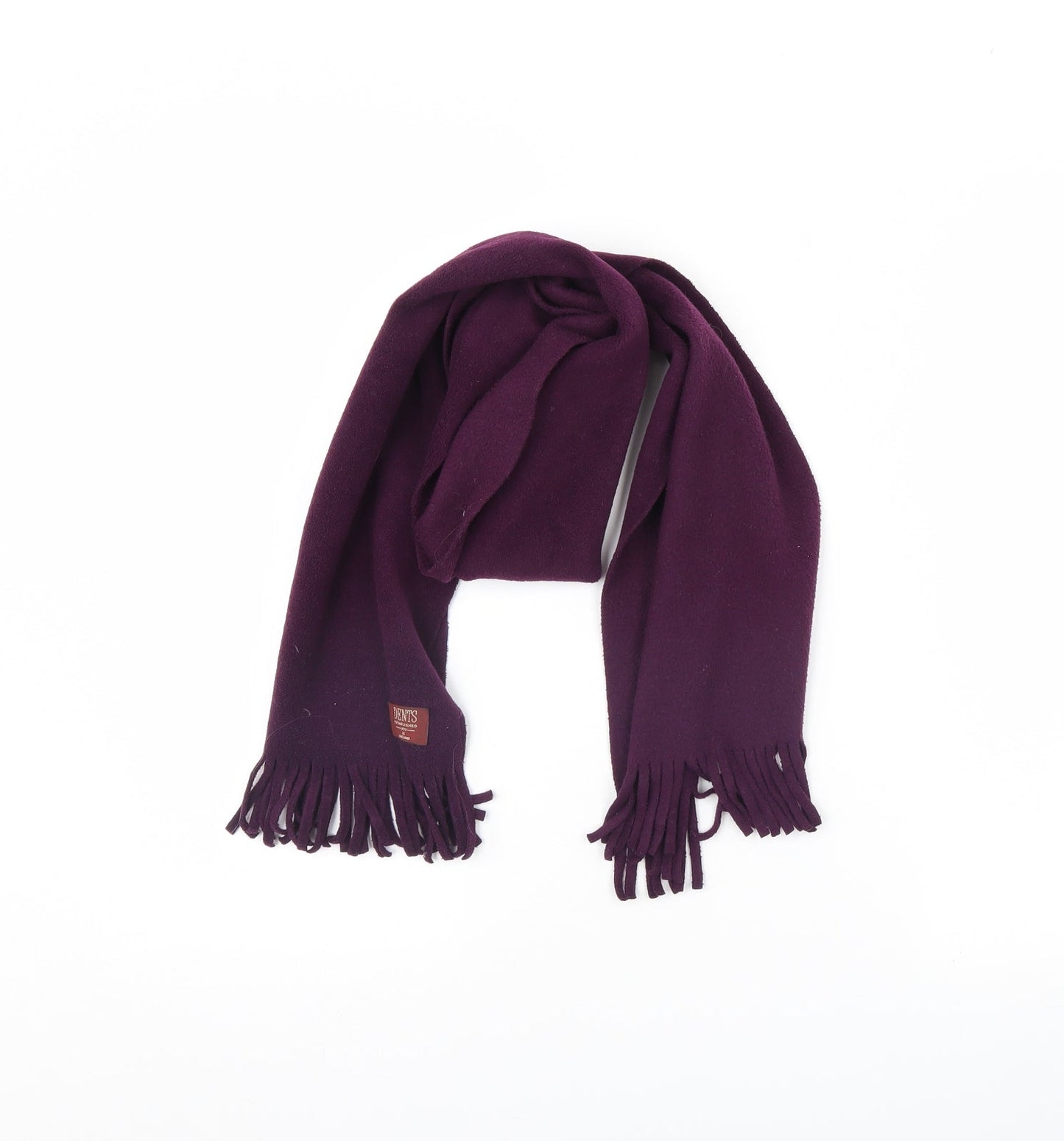 Dents Womens Purple Scarf
