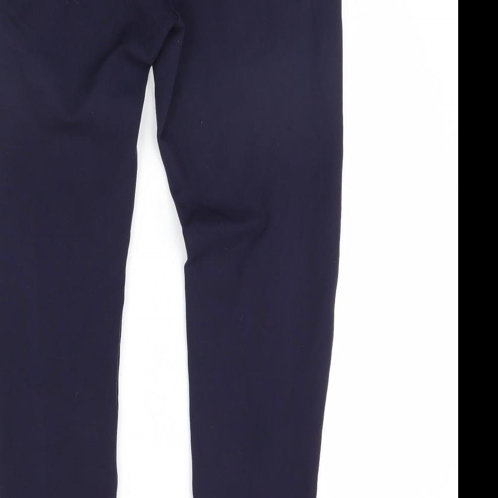 ARNIE Womens Blue Jogger Trousers Size 36 in L30 in