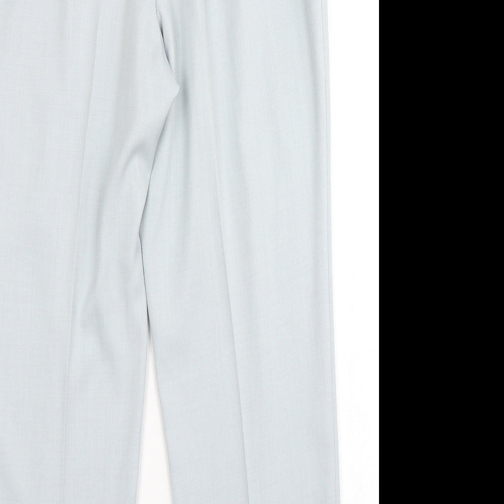 Classics Womens Blue Dress Pants Trousers Size 14 L26 in