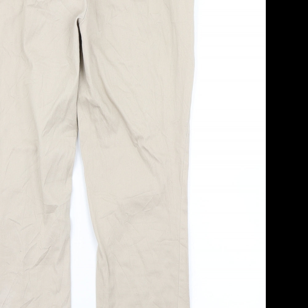 Atmosphere Womens Beige Dress Pants Trousers Size 14 L24 in
