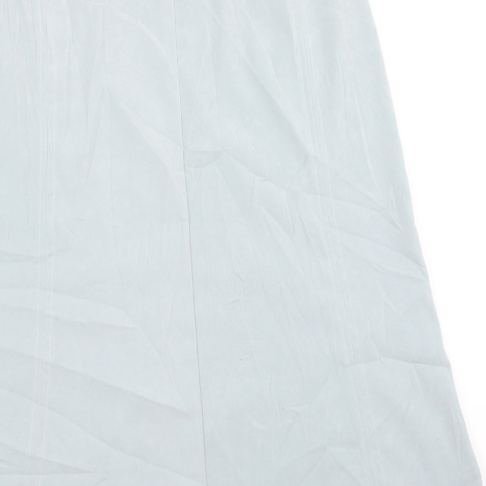 BHS Womens Blue A-Line Skirt Size 10