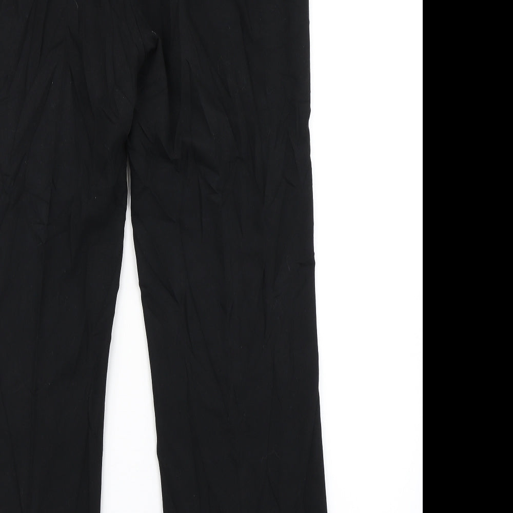 Marks & Spencer Womens Black Dress Pants Trousers Size 14 L29 in