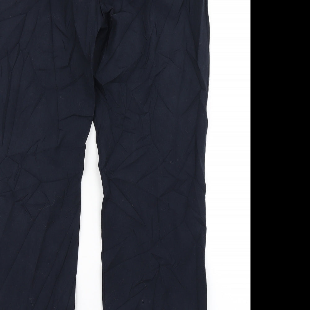 Marks & Spencer Collection Womens Blue Dress Pants Trousers Size 14 L29 in