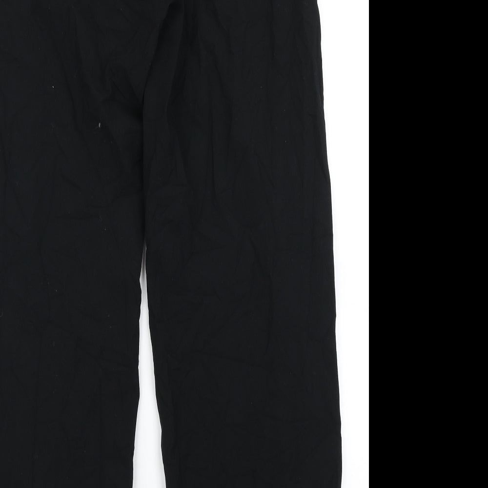 Marks & Spencer Collection Womens Black Dress Pants Trousers Size 14 L28 in
