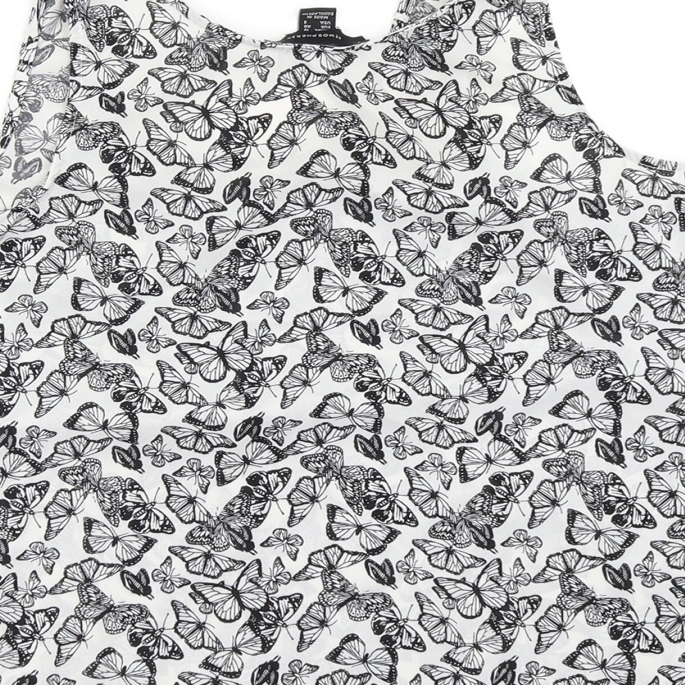 Atmosphere Womens Black Basic Blouse Size 12