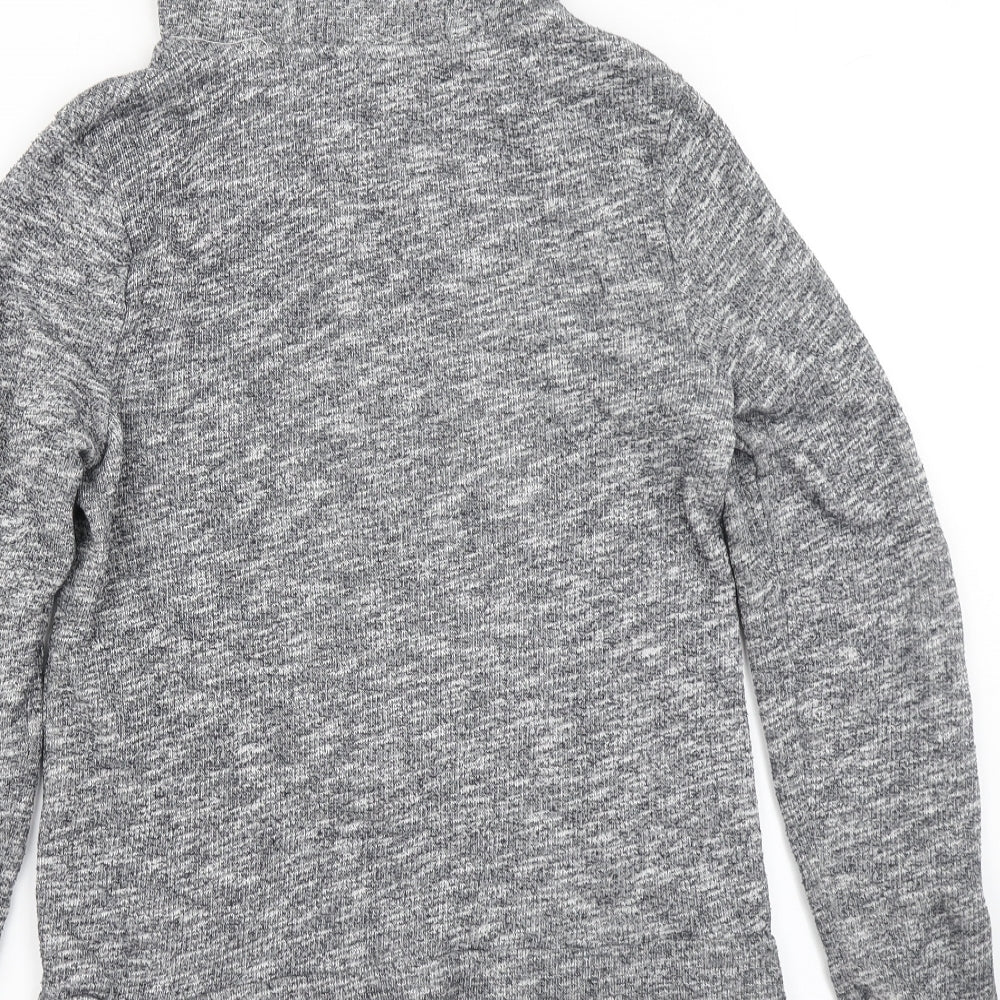 Atmosphere Womens Grey Full Zip Hoodie Size 10
