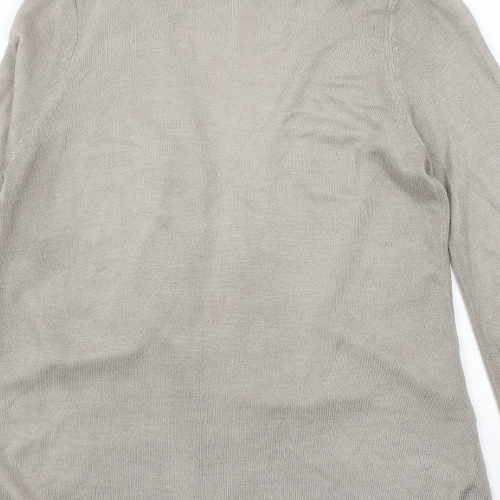 Julipa Womens Grey Knit Cardigan Jumper Size 8
