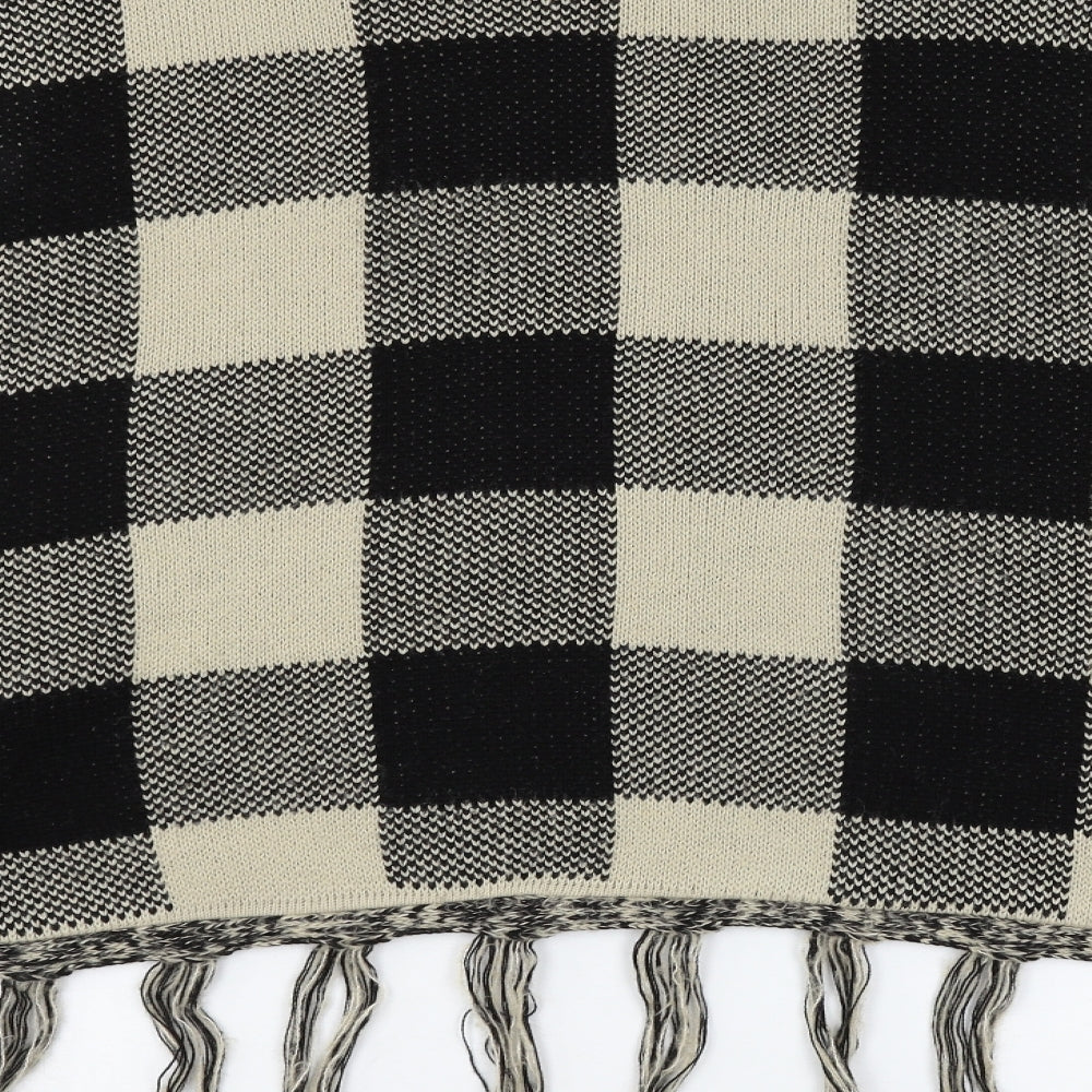 Select Womens Beige Check Knit Cardigan Jumper Size M