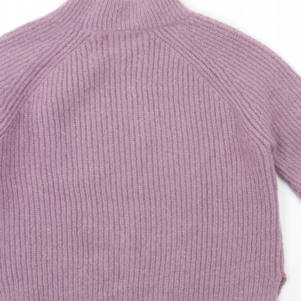 Primark Womens Purple Knit Pullover Jumper Size 4