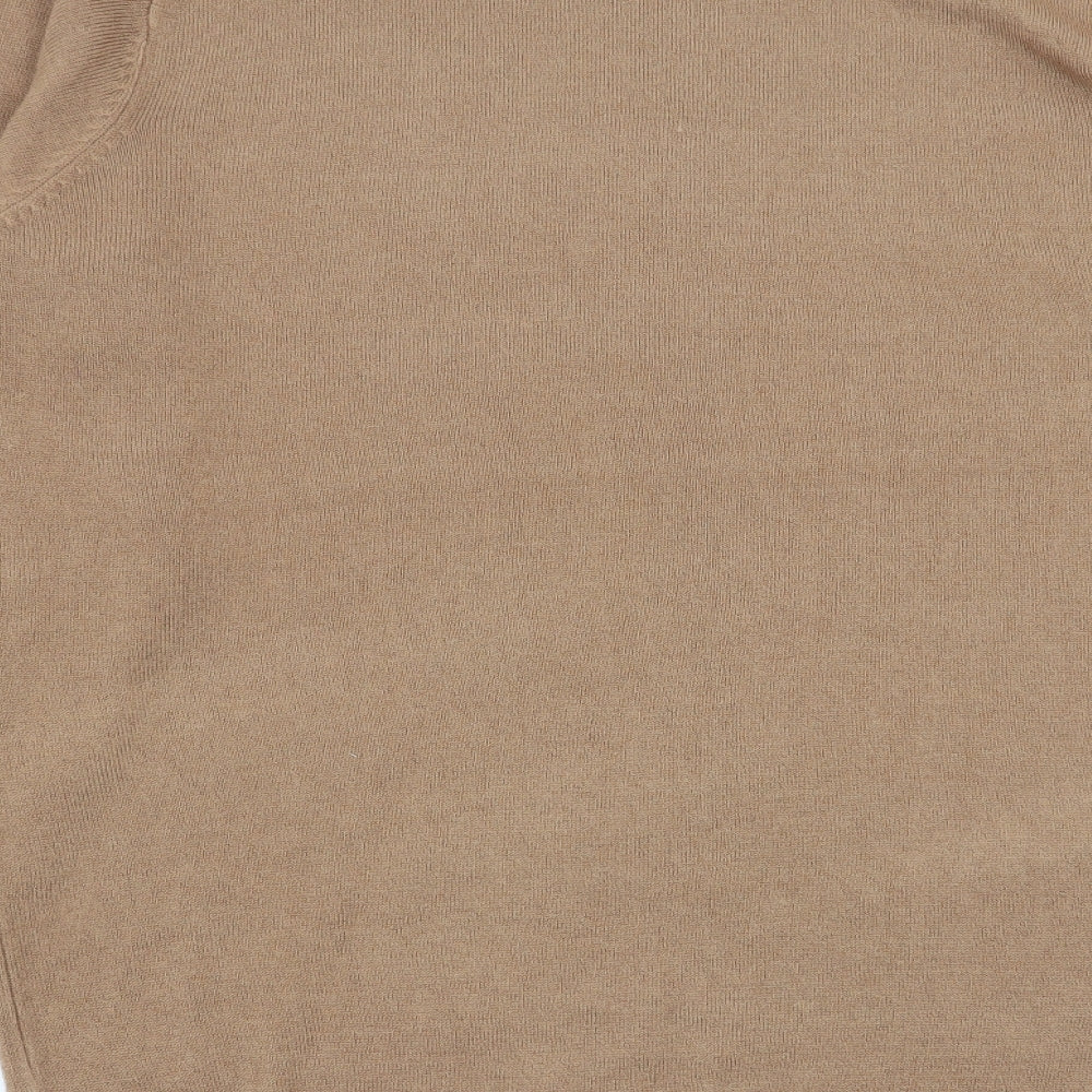 pep and co Mens Brown Pullover Jumper Size M