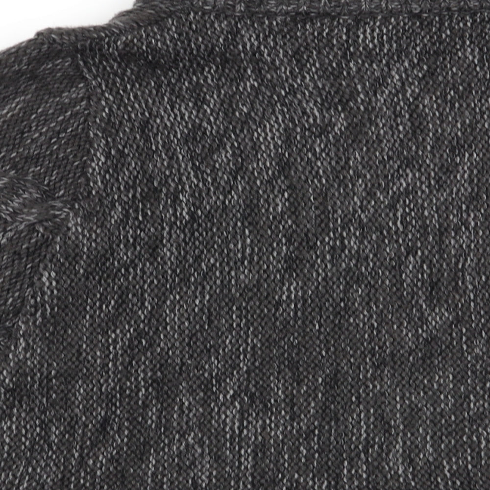 South Womens Grey Cardigan Jumper Size 16