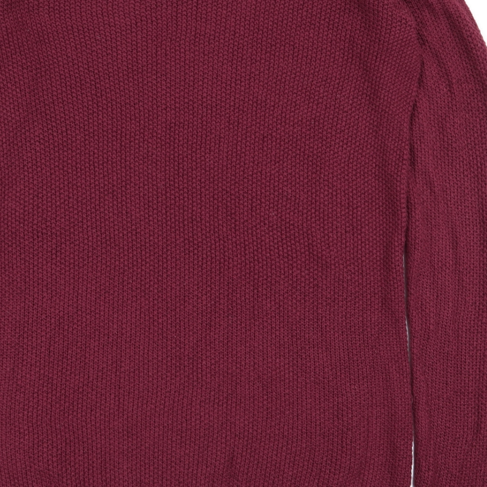Divided by H&M Mens Red Pullover Jumper Size S