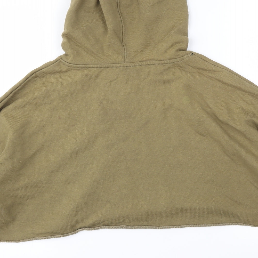 TOPSHOP Womens Green Geometric Pullover Jumper Size 6