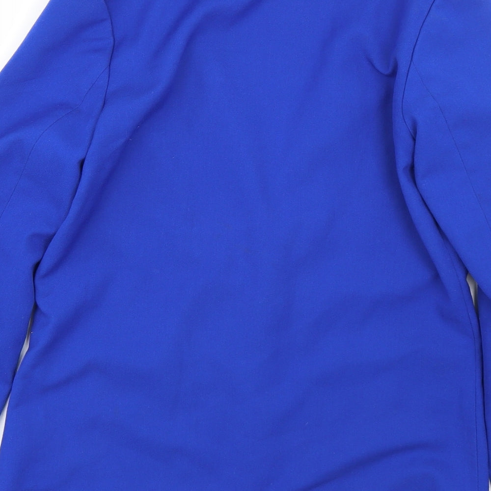 H&M Womens Blue Jacket Suit Size 4