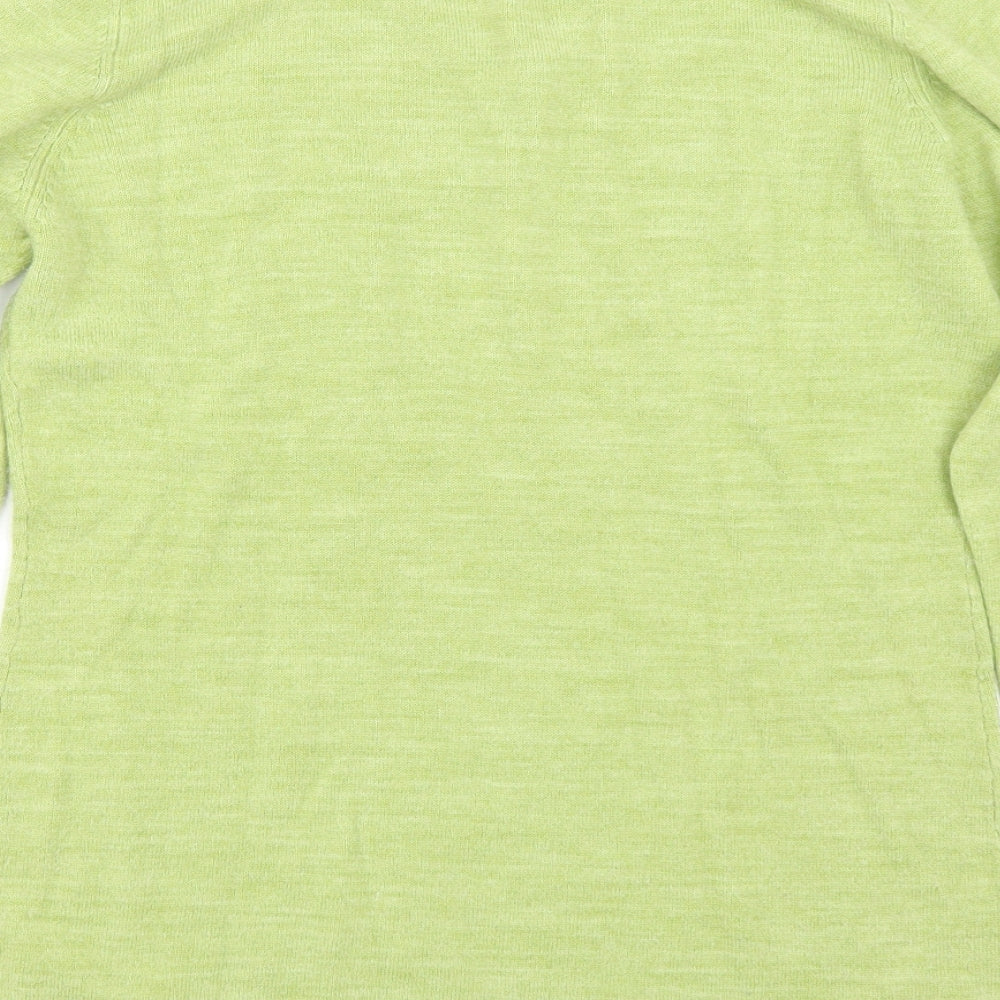 Mackays Womens Green Pullover Jumper Size L