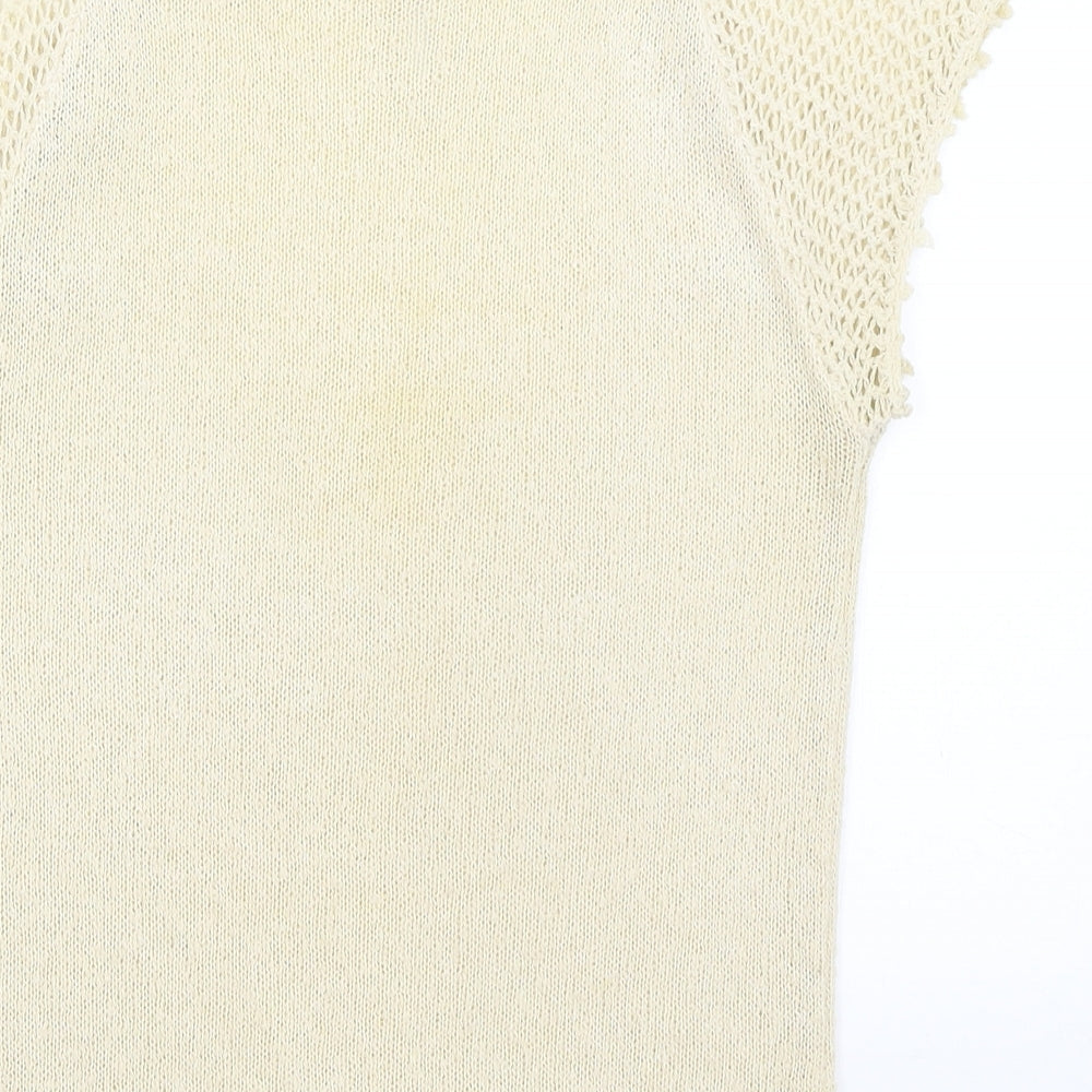Emreco Womens Gold Basic T-Shirt Size S