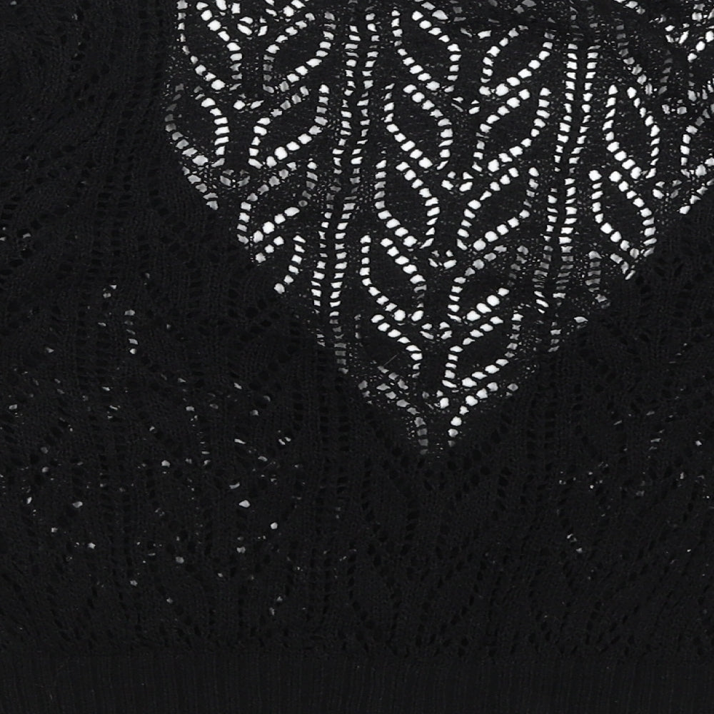 Ses Womens Black Cardigan Jumper Size 14