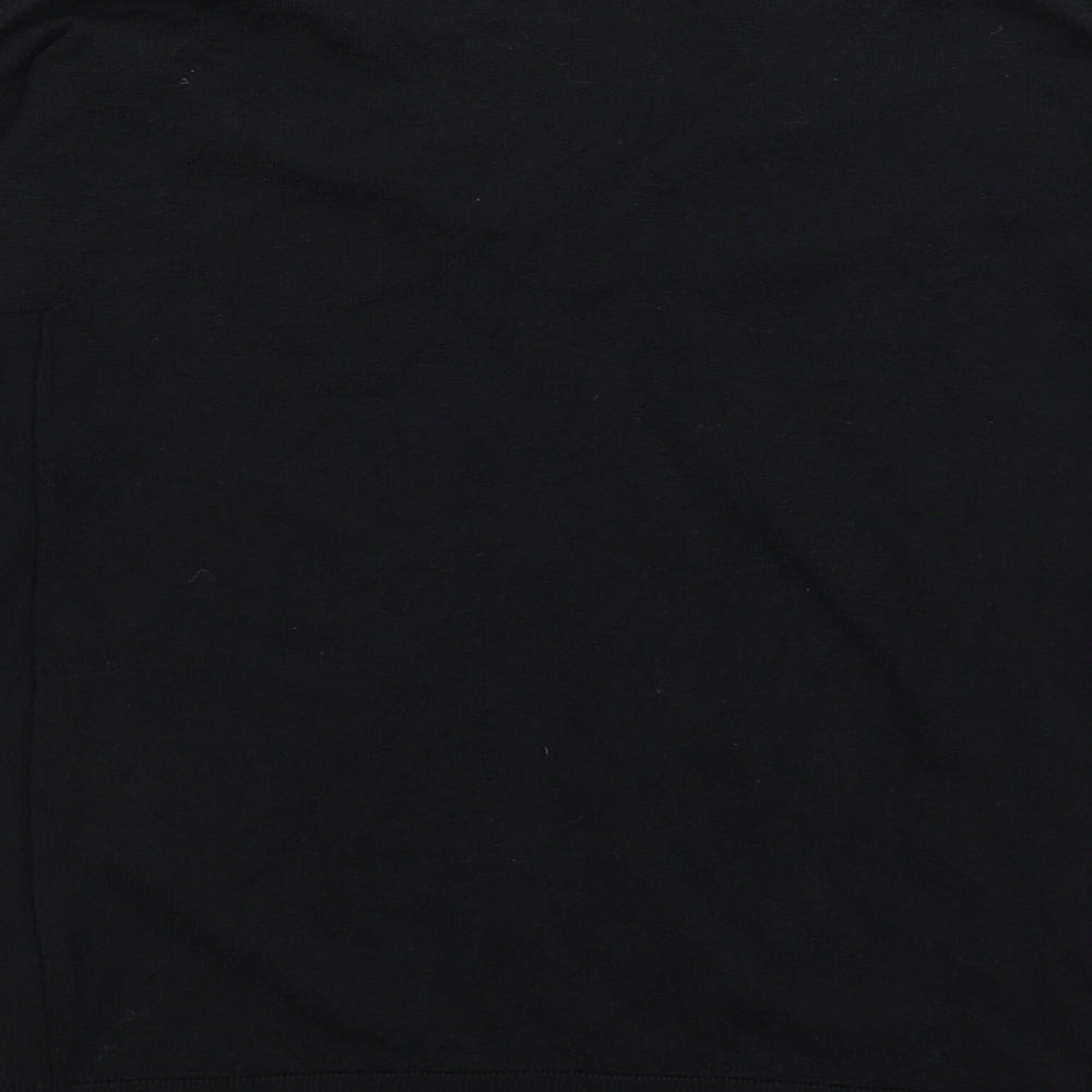 M7S Womens Black Pullover Jumper Size S