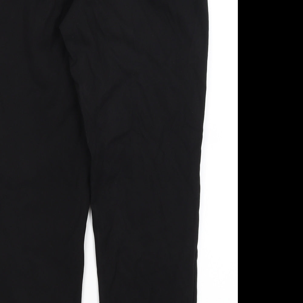 George Womens Black Trousers Size 14 L26.5 in