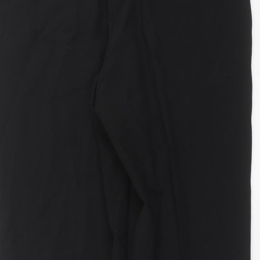 Classics Womens Black Trousers Size 12 L25 in