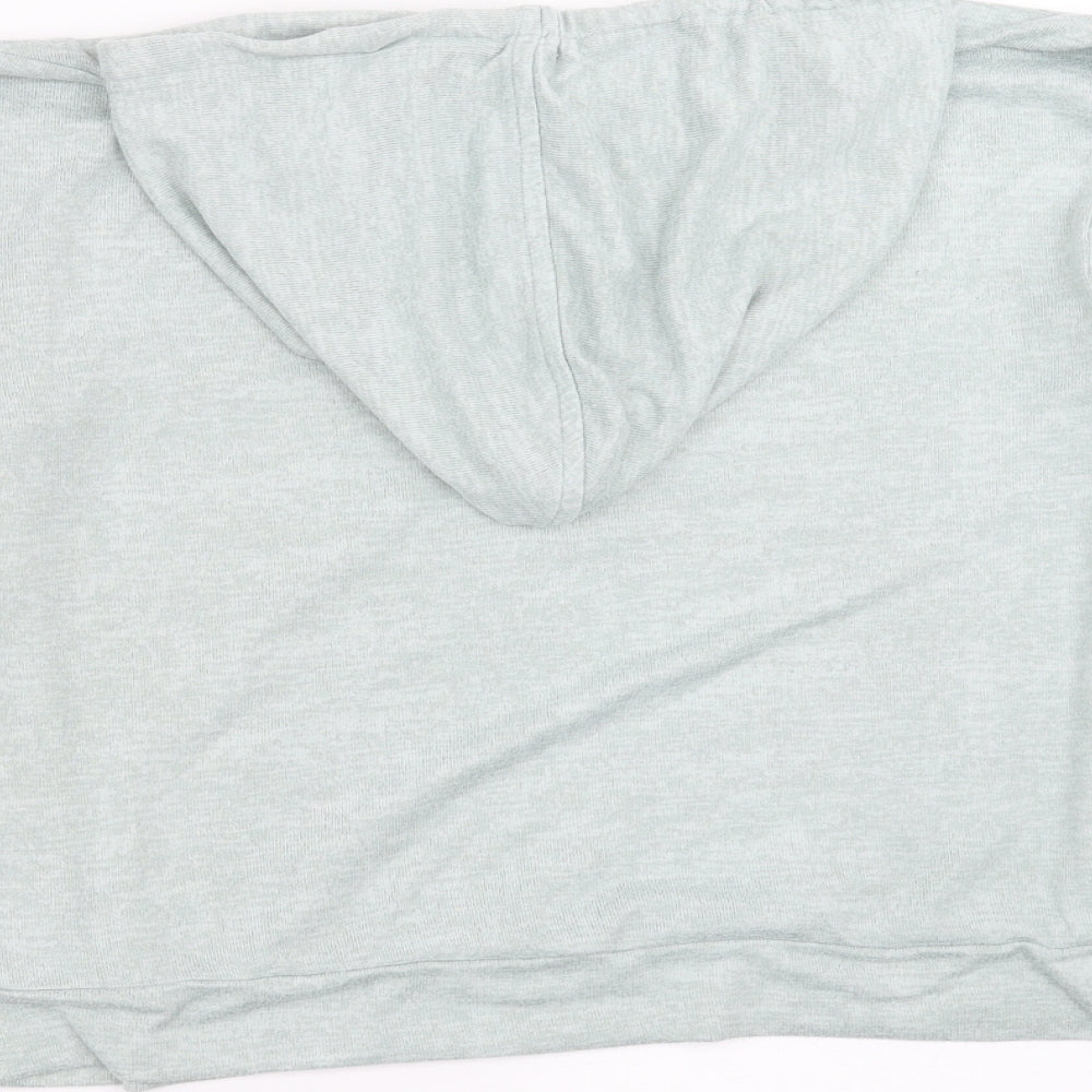 Nutmeg Womens Green Pullover Hoodie Size 12