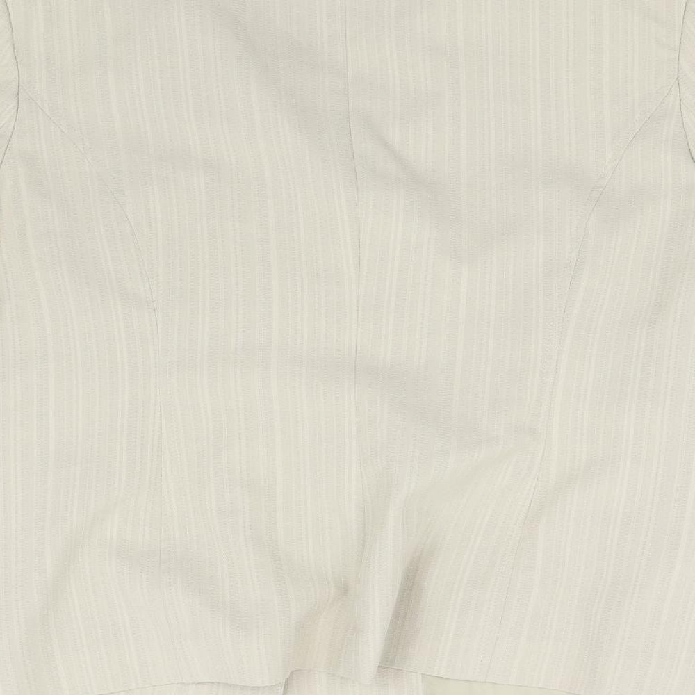 Bonmarché Womens Beige Jacket Suit Jacket Size 20