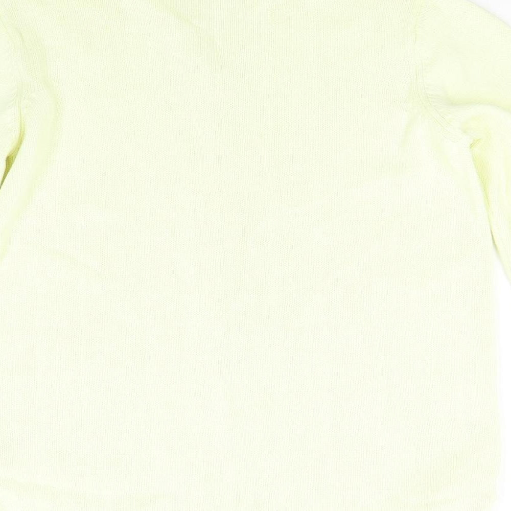 Bonmarché Womens Yellow Knit Pullover Jumper Size S