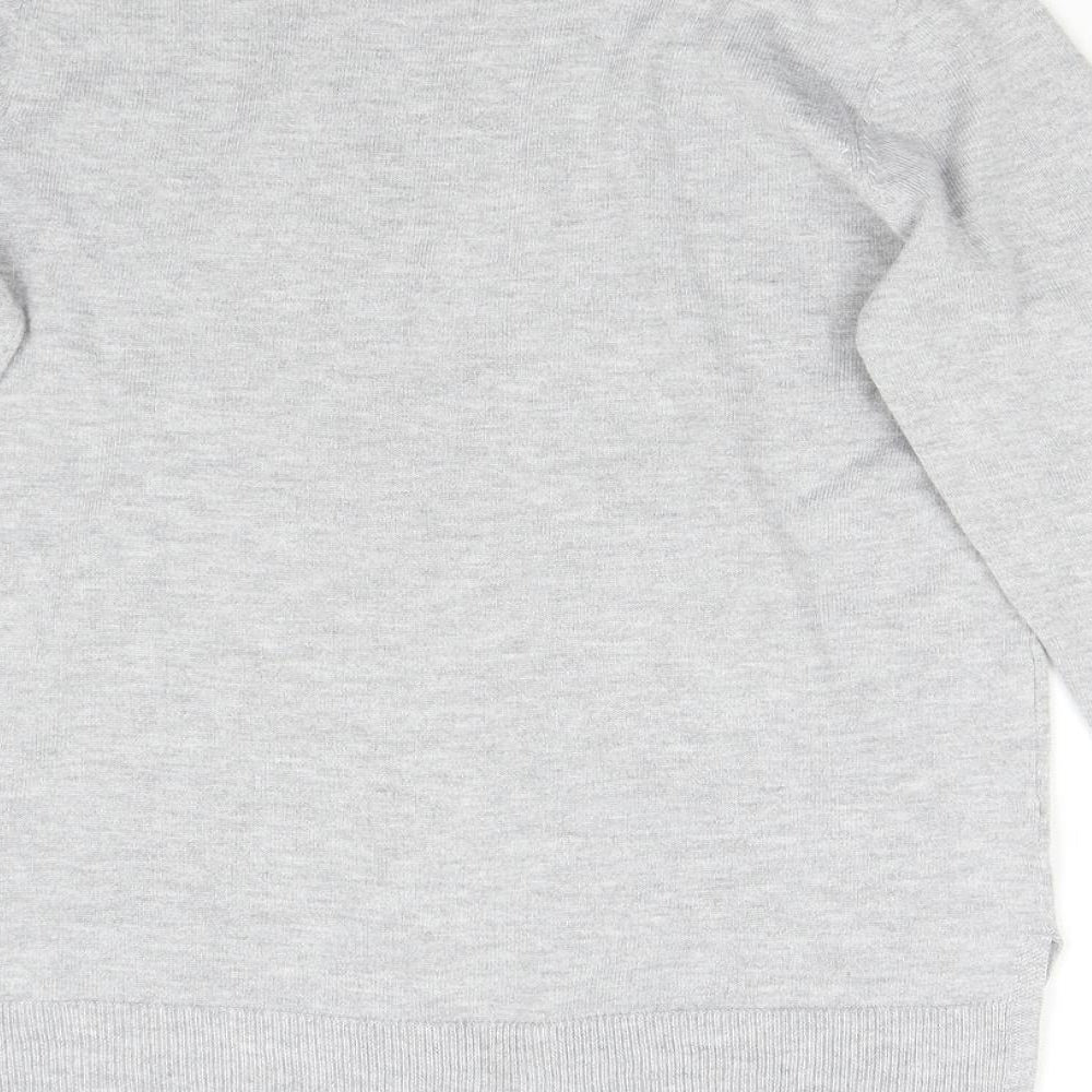 NEXT Womens Grey Knit Pullover Jumper Size 10