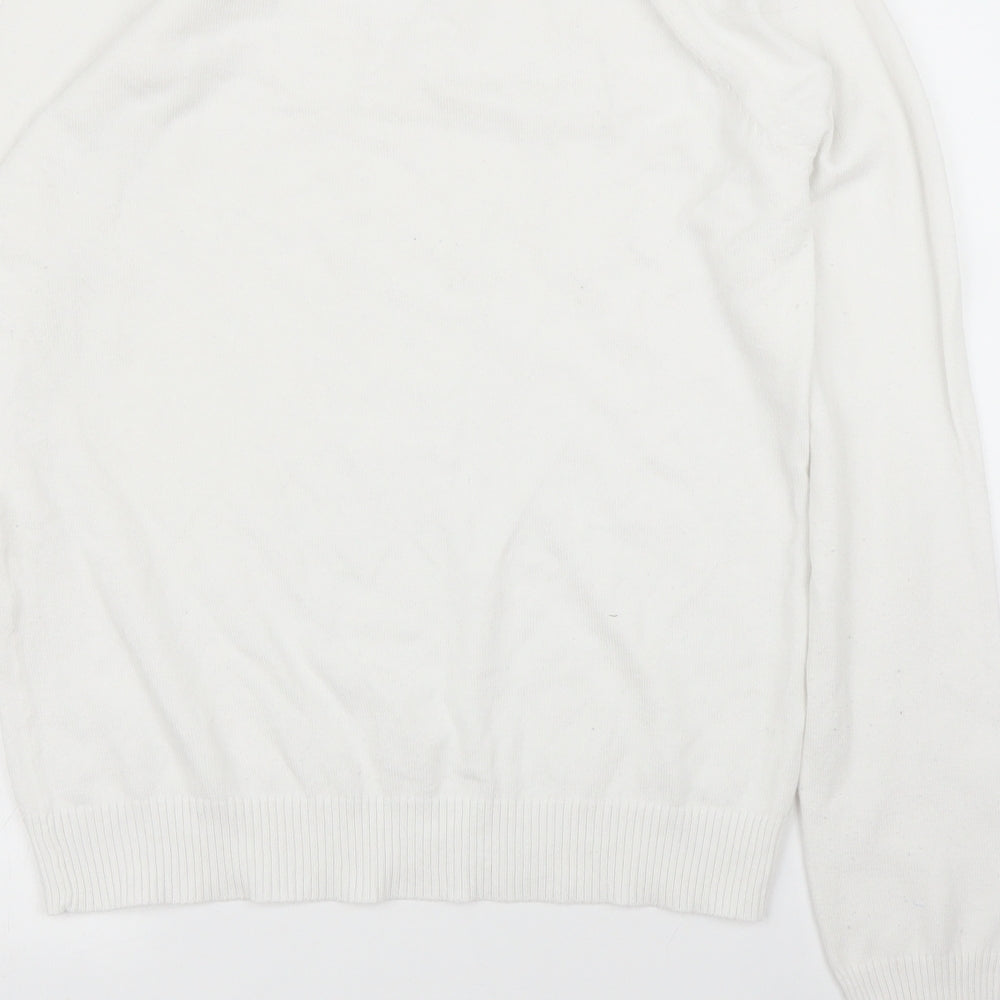 Preworn Womens White Pullover Jumper Size L