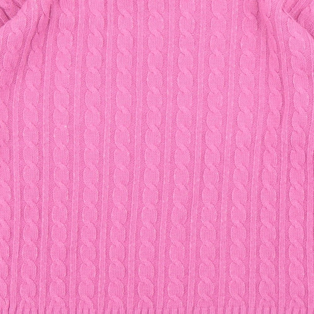 Choice Womens Pink Pullover Jumper Size XS