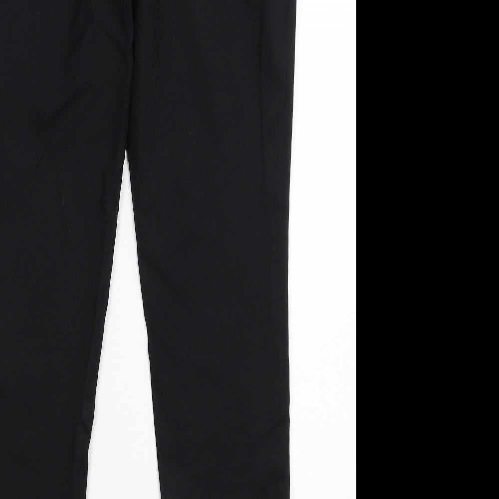 New Look Womens Black Dress Pants Trousers Size 10 L28 in
