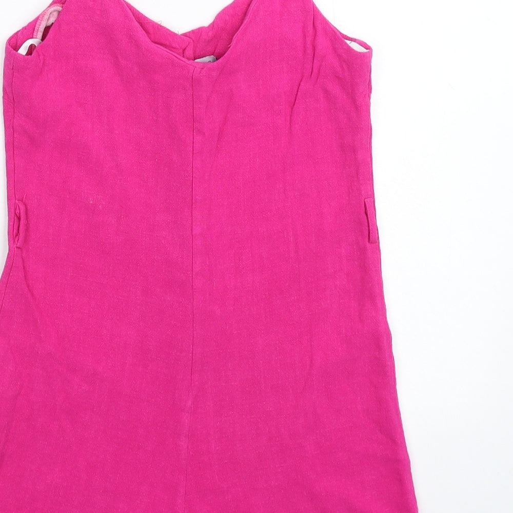 Primark Womens Pink Jumpsuit One-Piece Size 8 L3 in