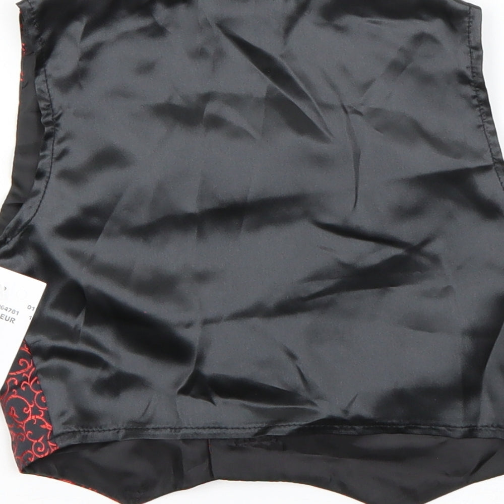 Preworn Boys Red Paisley Basic Casual Size 4-5 Years