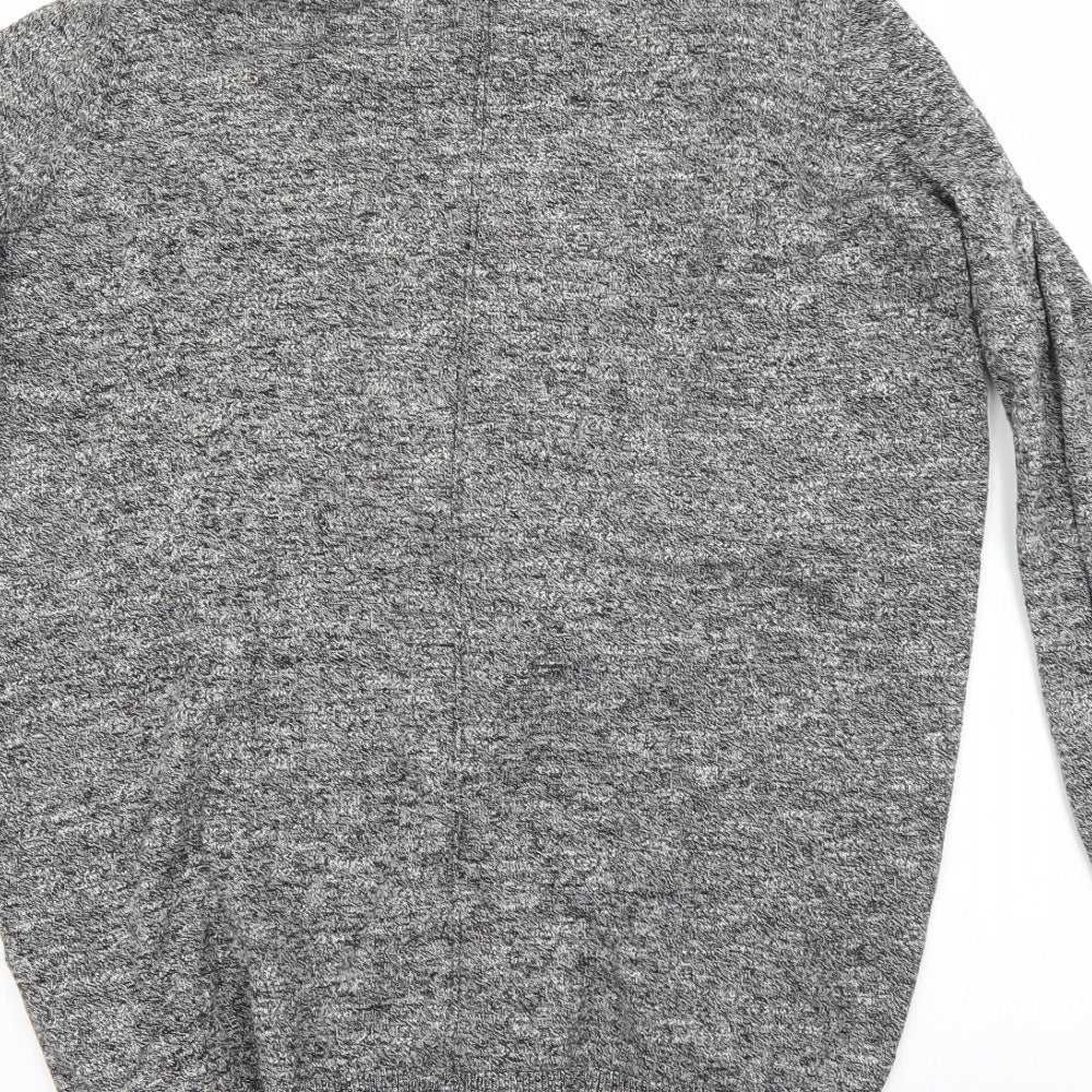 New Look Womens Grey Cardigan Jumper Size 12