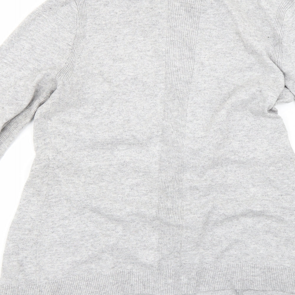 Country Casuals Womens Grey Cardigan Jumper Size S