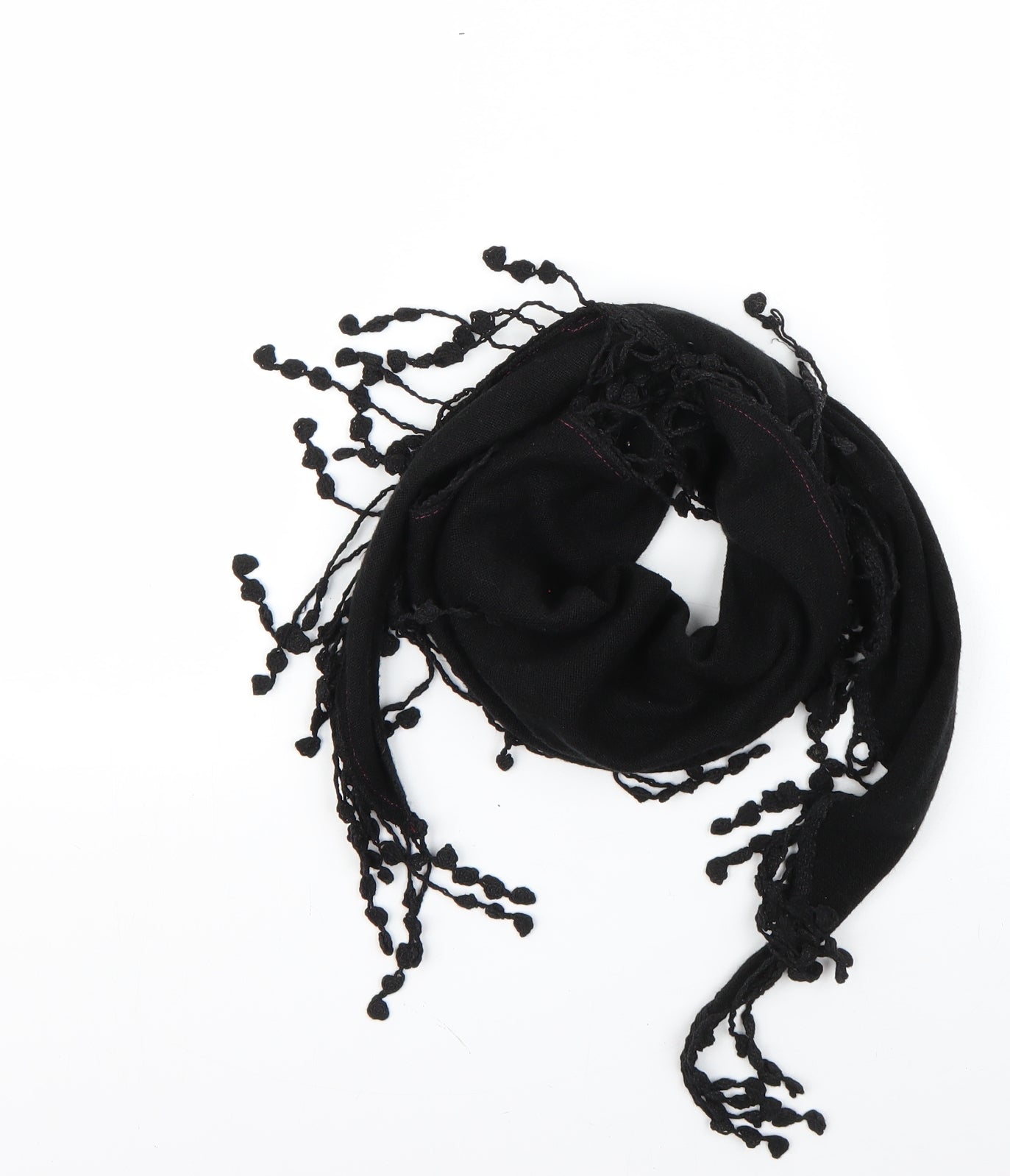 Preworn Womens Black Scarf
