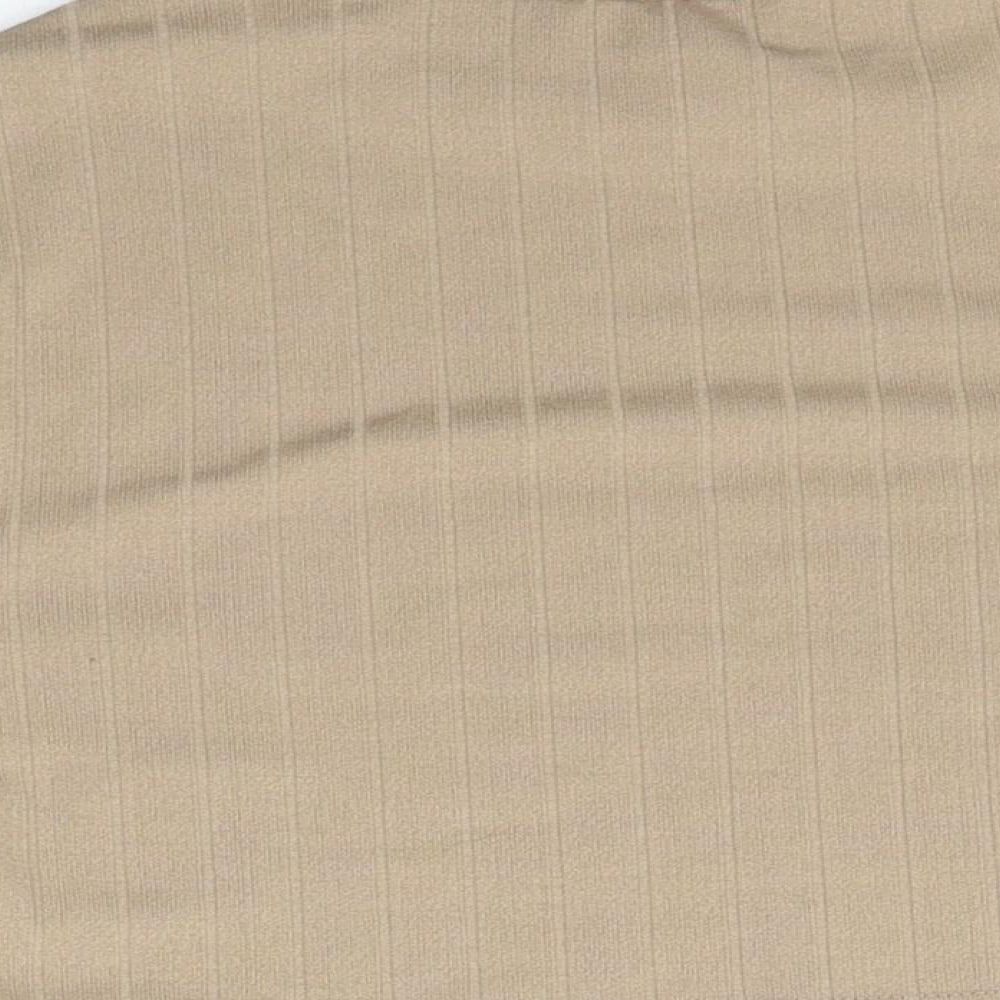 SheIn Girls Beige Basic T-Shirt Size S