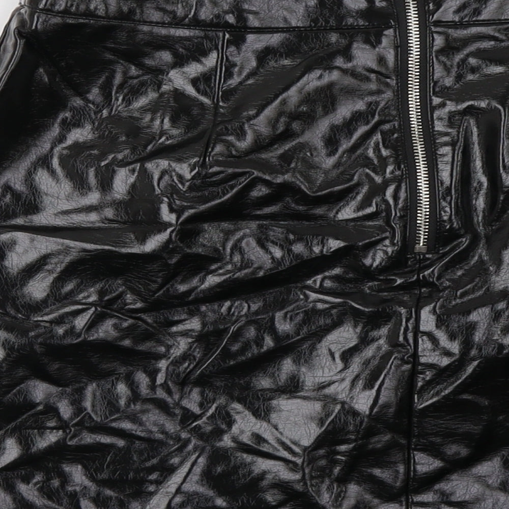 newlook Womens Black A-Line Skirt Size 12