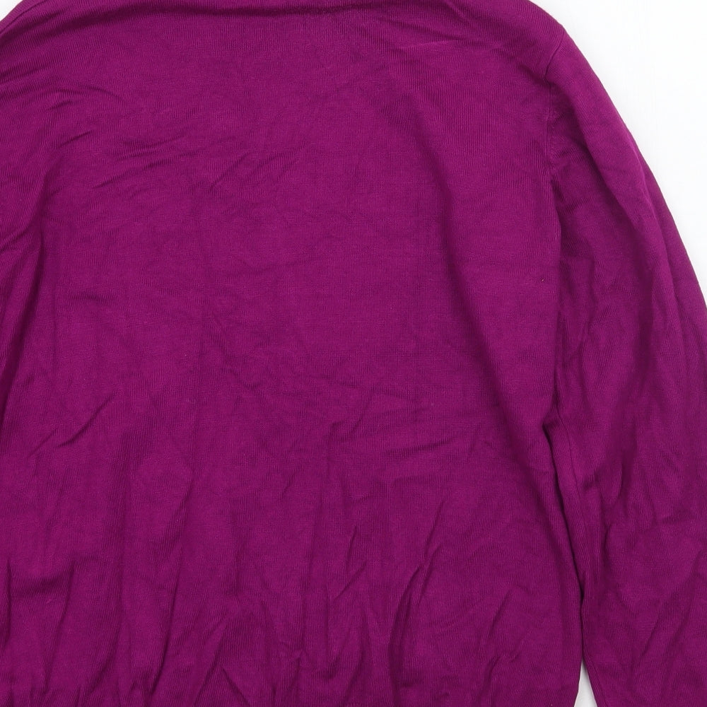 Paramour Womens Purple Pullover Jumper Size XL