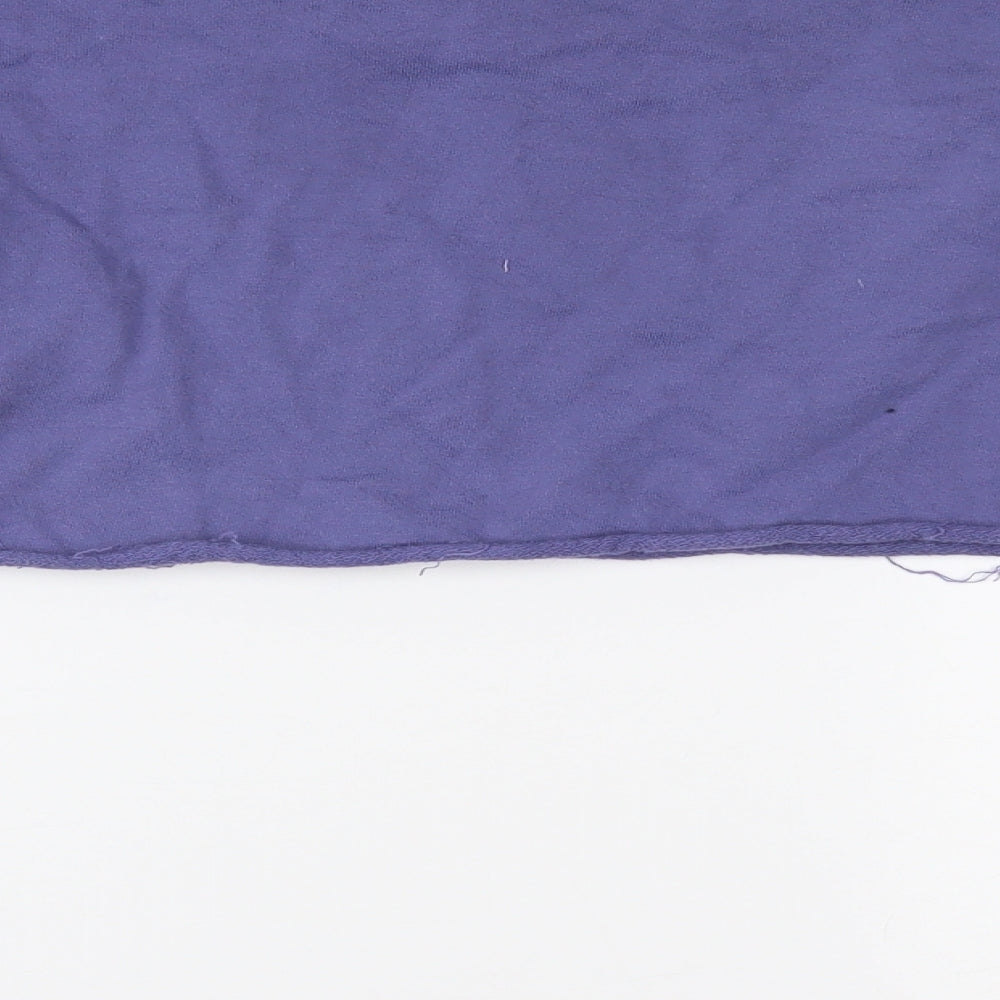 PRETTYLITTLETHING Womens Purple Cropped Blouse Size S
