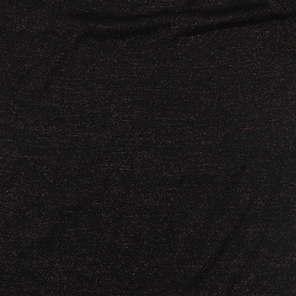 F&F Womens Black Basic Blouse Size 16