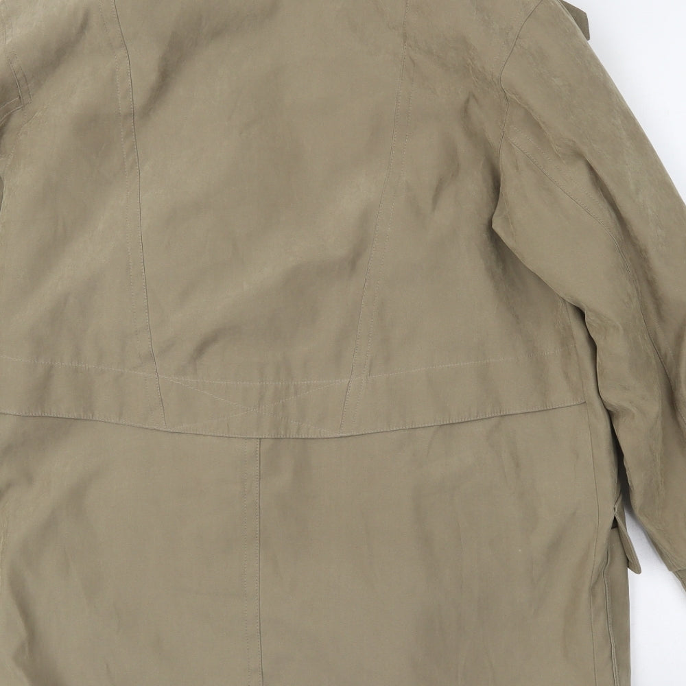 BHS Womens Beige Parka Coat Size 10