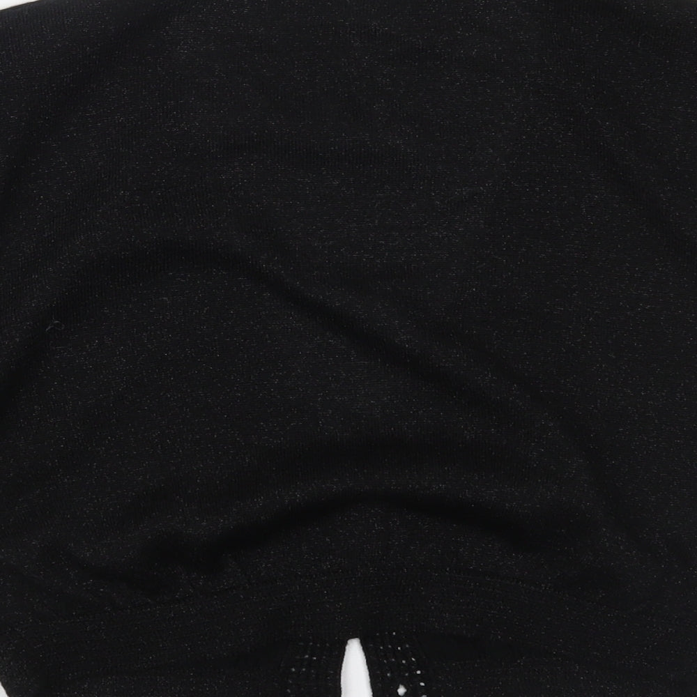 New Look Womens Black Cardigan Jumper Size 14